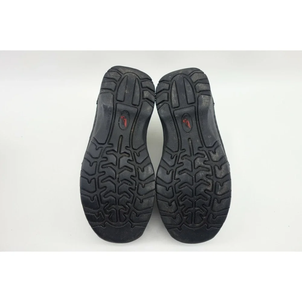 Red Wing 2321 Black‎ Leather Steel Toe SD Non Slip Work Loafers Womens Size 6 D